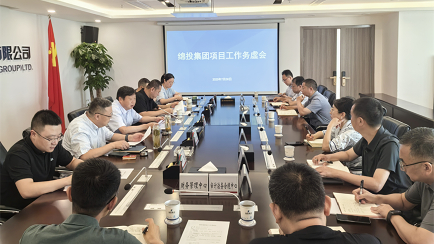 綿投集團召開項目工作務(wù)虛會